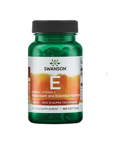 Naravni vitamin E 400 ie, 100 kapsul
