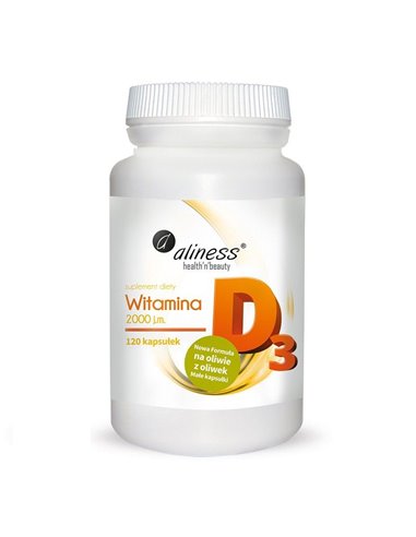 Vitamin D3 2000EU, 120 kapsul
