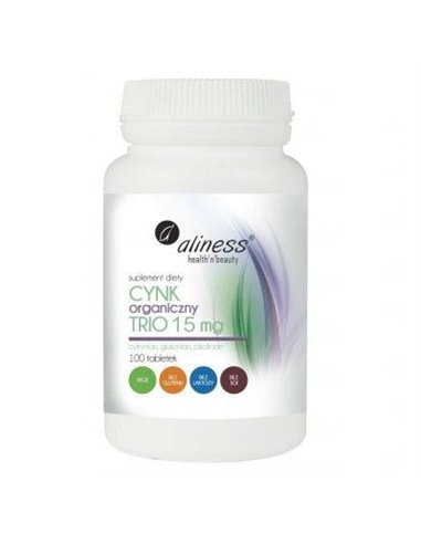Organski cinkov trio 15 mg, 100 tablet