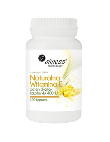 Naravni vitamin E, 100 kapsul