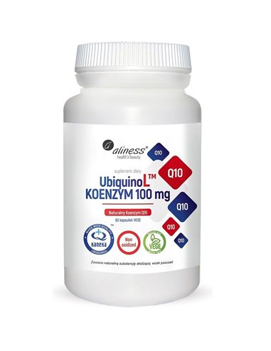 UbiquinoL KANEKA Natural KOENZYM 100 mg, 60 kap
