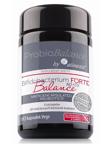 ProbioBalance, Bifidobacterium Forte Balance 20 mld., 60 zelenjavnih kapsul.